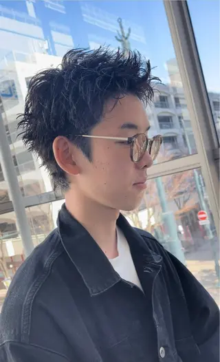ショート メンズパーマ/新潟/ 万代/高橋悠叶のヘアスタイル
