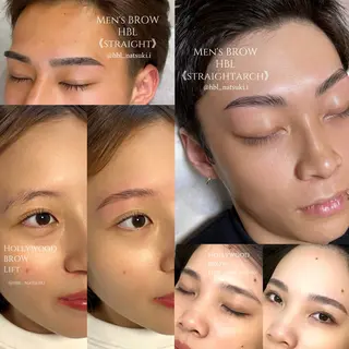 アイブロウ Natsuki 土曜はヘアのみのマツエク・マツパデザイン