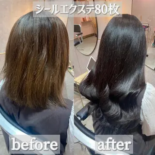 ロング カラー 新宿/韓国ヘア 中明度カラー/かやのヘアスタイル