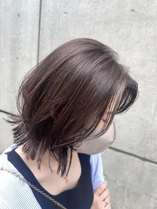 ミディアム カラー BEBE所属・ご新規様限定 透明感カラーKANAのヘアスタイル