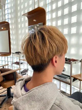 ショート メンズ マツゴウ　カズヤ/金 沢文庫／パーマのヘアスタイル