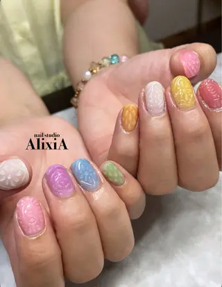 ネイル AlixiA nail studio所属・AlixiA ゆみのネイルデザイン