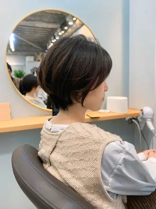 ショート カラー 前田 健太のヘアスタイル