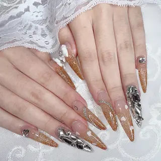 ロング 💜MIYA nail川崎店のネイルデザイン
