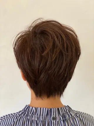 ショート 🦕カラー指名率🦕 NO.1🦕林 秀幸のヘアスタイル