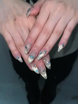 ネイル GO TODAY 吉祥寺Glint所属・うの 韓国ﾈｲﾙ໒꒱⋆⭒˚のネイルデザイン