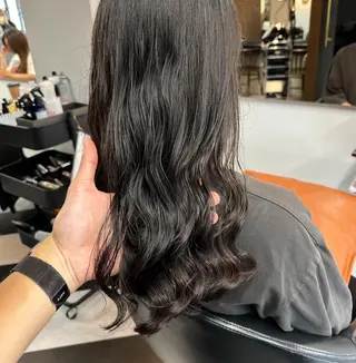 ロング パーマ 守屋 寿哉のヘアスタイル