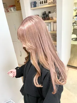 ロング カラー ayano / 透明感・くすみカラーのヘアスタイル