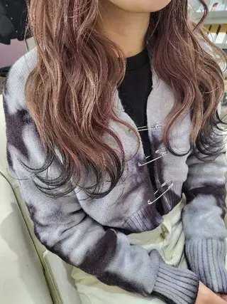 ロング カラー ナカシマ  アユミのヘアスタイル