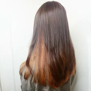 ロング 🇰🇷透明感×ハイ トーン🌟tomoのヘアスタイル