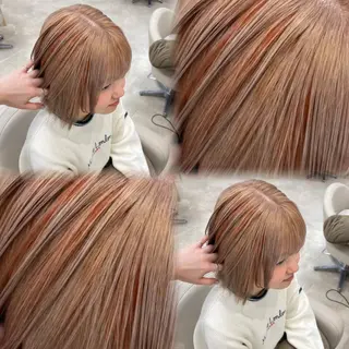 セミロング ボブ ·˖Reika·˖✩のヘアスタイル