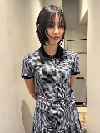 ショート カラー ロエ平尾山荘所属・ショート/ハイライト /平尾/薬院/綜一郎のヘアスタイル