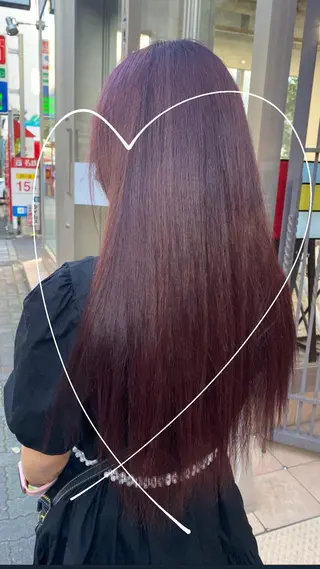 カラー 💖🐇板倉 百花🐇💖のヘアスタイル