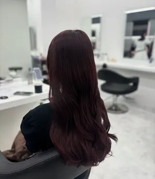 ロング カラー 🤍レイヤー/顔周り /hirari🤍のヘアスタイル