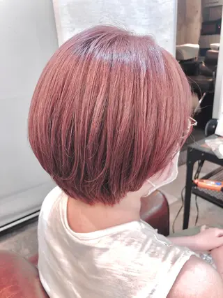 ショート カラー 出雲 莉奈のヘアスタイル