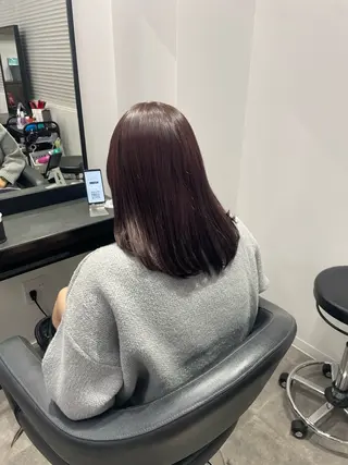 ミディアム カラー 🤍透明感推しカラー 🤍yui‪💞✨のヘアスタイル