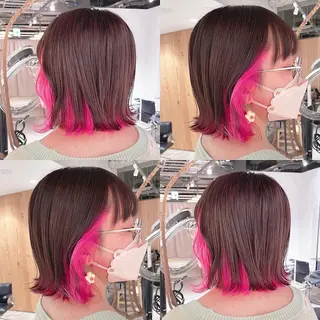 カラー 渋谷:インナーカラー ／🍒エリカ🍒のヘアスタイル