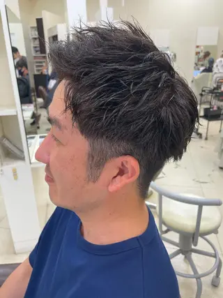 パーマ メンズ 大住 京平のヘアスタイル