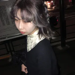 カラー ヘアアレンジ ピンクベージュ/新潟 万代/高橋桃葉🍑のヘアスタイル