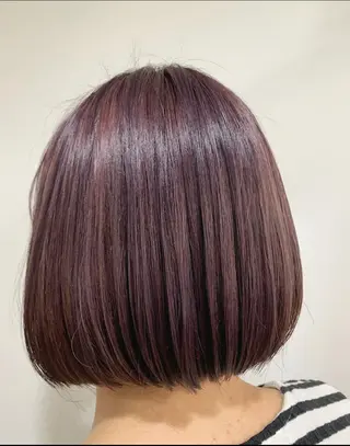 ミディアム カラー あべ ゆうかのヘアスタイル