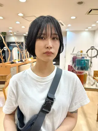 ショート カラー Gardenhair 小笠原篤矢ショートのヘアスタイル