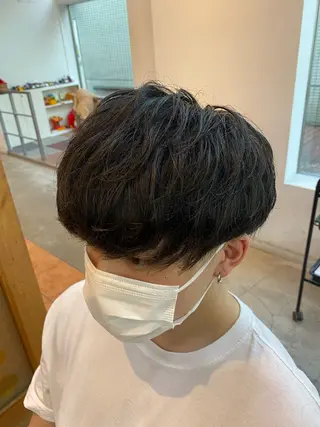 ショート カラー メンズ 🥀ダブルカラー/ 艶カラー🥀ユイキのヘアスタイル