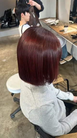 セミロング カラー 🪐Y2K／グランジ ヘア🪐HARUKAのヘアスタイル