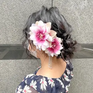 ロング ヘアアレンジ SHANTi 飯塚 ヘアセット/髪質改善のヘアスタイル