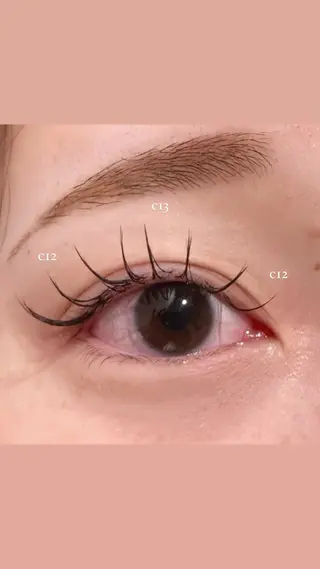 マツエク・マツパ モテhair♡.* ﾏﾂｴｸ/さくら🍨のマツエク・マツパデザイン