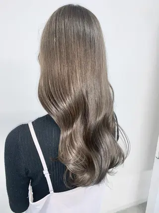 ロング カラー 色白に見える暗髪 梅田・増田のヘアスタイル
