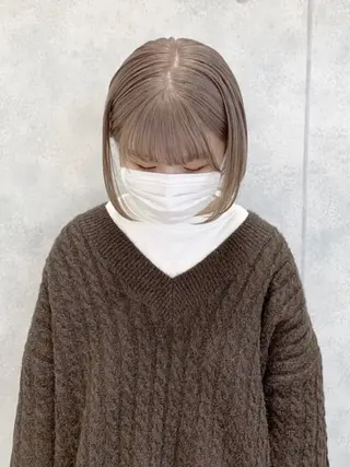 ショート カラー パーマ ヘアアレンジ 江坂エリア最安値◎ ブリーチ*土田のヘアスタイル