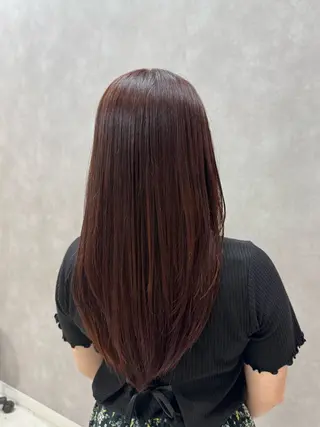 カラー 🫧毛先カット 🫧山中沙希のヘアスタイル