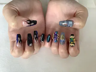 ネイル 💎🐰 saki. m 🐰💎のネイルデザイン