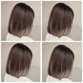 ミディアム カラー 京都大人女性ショート 徒歩1分/秋山のヘアスタイル