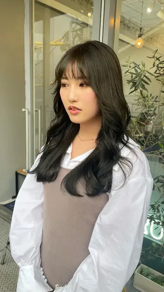 ロング カラー ヘアアレンジ メンズ 💐ナチュラルヘア Kroda💐のヘアスタイル