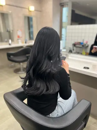 ロング カラー ヘアアレンジ 透明感×韓流ハイ トーン🫧RYUTAのヘアスタイル