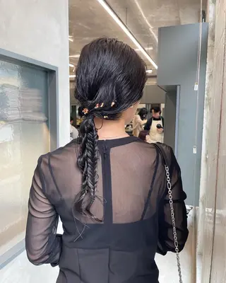 ロング ヘアアレンジ 佐伯 和佳のヘアスタイル