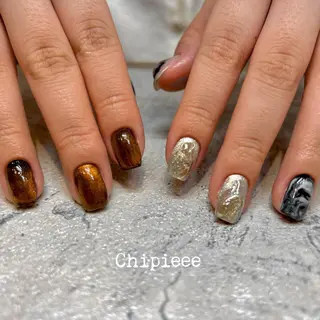 ショート Chipieee Ikukoのネイルデザイン