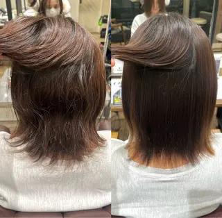 ミディアム るな/暖色、 ベージュカラー🎀のヘアスタイル