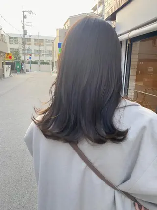 ミディアム カラー newi京橋 【sachi】のヘアスタイル