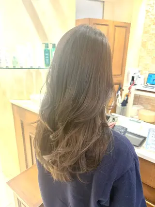 ロング 縮毛矯正／ストレート /yuyaのヘアスタイル