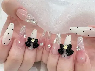 ネイル ネイルサロンAiri 長さ出し·シンプルのネイルデザイン