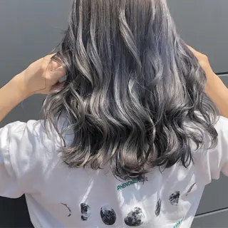 ロング カラー ヘアアレンジ 吉野 優子のマツエク・マツパデザイン