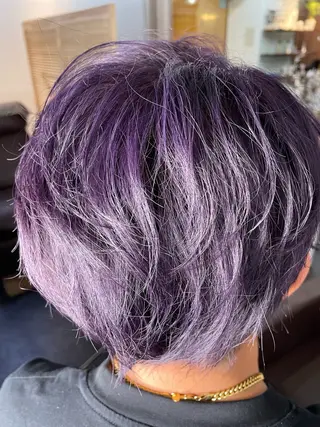 ショート カラー メンズ 高井 柊のヘアスタイル