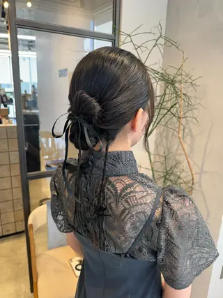 ヘアアレンジ 透明感カラー✨艶髪 制作🌱山根あゆみのヘアスタイル