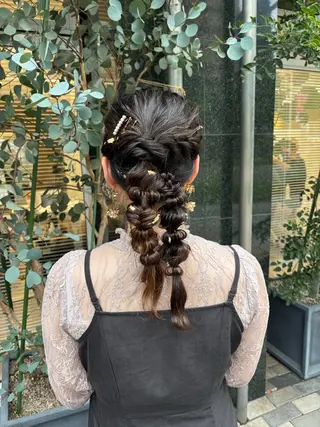 ロング ヘアアレンジ メンズスタイリスト 🫧Akariのヘアスタイル