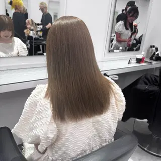 ロング カラー ヘアアレンジ 透け上品ハイトーン 職人ゆうと🤍のヘアスタイル