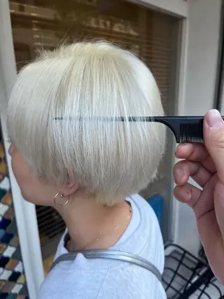 ショート カラー 個性派ウルフ/メンズ /ブリーチ/渋谷のヘアスタイル