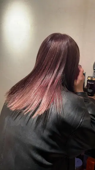 カラー パーマ/透明感カラー 小松のヘアスタイル