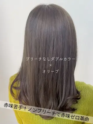 セミロング SARAJU 仁川店【カラー特化】のヘアスタイル